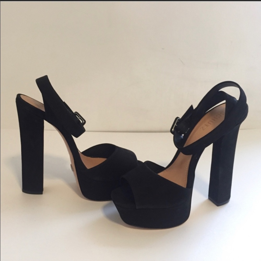 Schutz black heels